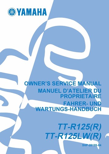 Yamaha owners service manual