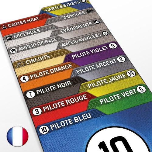 French racer divider set - french, 'racer'