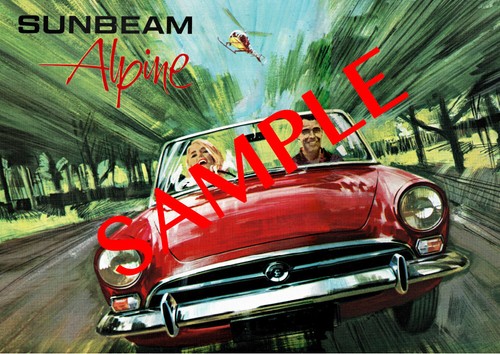 Sunbeam alpine series poster - alpine,