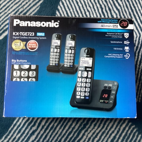 Panasonic tge723eb big - panasonic, kx-tge723eb
