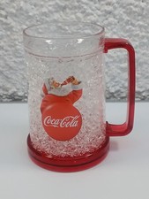 Coca Cola Santa Holidays Are Coming Plastic Chiller Mug 400ml Coke Beer Glass  i