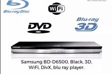 SAMSUNG BD-D6500 BLU-RAY 3D DISC PLAYER DVD DOLBY TRUE HD DTS-HD HDMI DIVX HD Tv