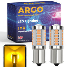 For Ford Fiesta MK7 Led 33 Smd Amber Front Rear Indicator Light Bulbs 12v 08-17