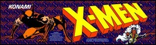 X-Men Konami Arcade Marquee