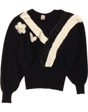 VINTAGE Womens Batwing V-Neck