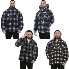 MENS PADDED SHIRT FUR LINED