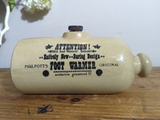 Vintage Collectible MOIRA Pottery Stoneware Foot Bed Warmer Postage Available 