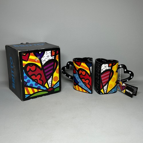 Britto double heart mugs - heart,