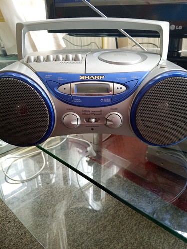 Sharp cd250 boombox radio - sharp,