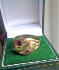 Yellow Gold SNAKE Ring 9ct &