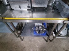 Commercial Work Bench Catering Table Stainless Steel Kitchen Prep 900 x 600