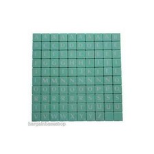 100 PLASTIC SCRABBLE TILES