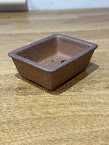 Bonsai pot ceramic rectangle - ceramic,