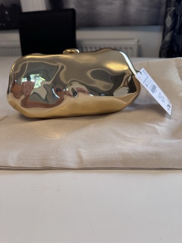 Metallic box bag zara - bag, handbag