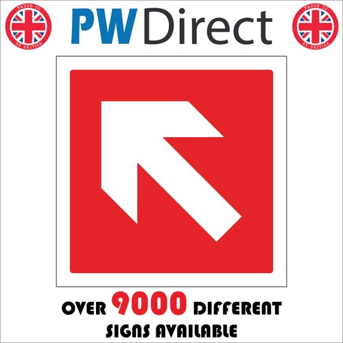 Sign arrow left diagonal - sign,