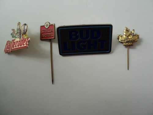 Breweriana lager beer badges - lager,
