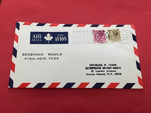 Scarce 1976 italy first flight - first,
