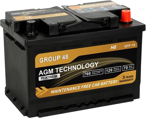 Platinum agm car battery - agm,