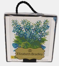 Elizabeth Bradley English Tapestry Kit 'Forget Me Nots' Boxed UNUSED