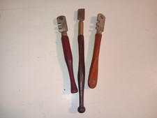 3 X Vintage Glass Cutters Goodell & Pratt, CK Brand, T&W Farmiloe