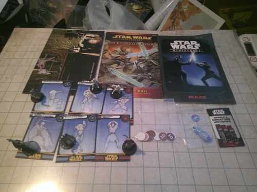 Star wars miniature game - star,