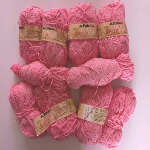 Patons cotton top pink 550g - top,