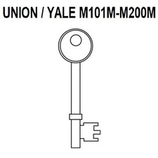 Union Keys 3 Lever M101M -