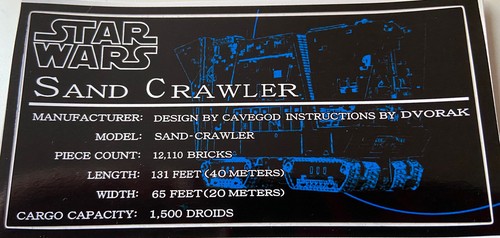 Star wars ucs display sticker - display,
