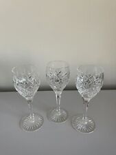 3 x Stuart Crystal Sherry Port Glasses  “Shaftesbury” Pattern