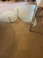 UNIQUE GLASS COFFEE TABLE