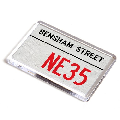 Fridge magnet bensham street - fridge,