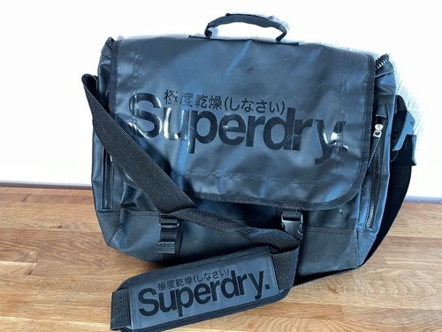 Superdry laptop bag - , black
