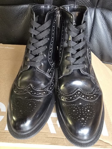 Martens black leather - dr,