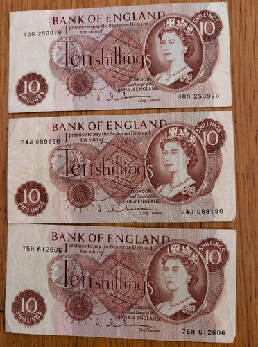 Bank england ten - 3x,