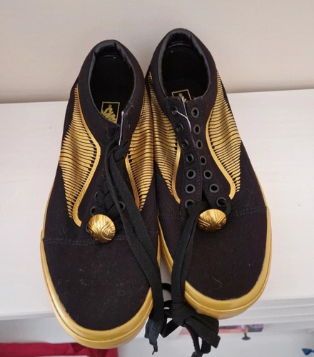 Bnwot vans harry potter golden - vans,