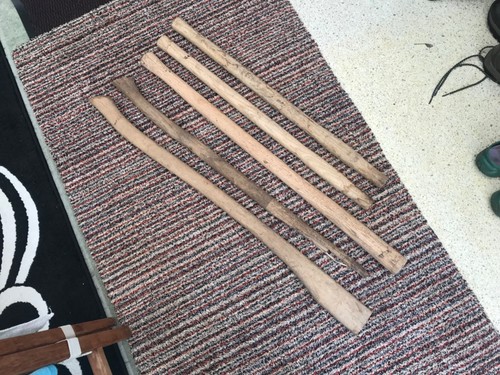 Vintage wooden garden tool - vintage,