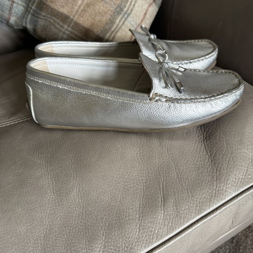 Marks spencer silver leather - marks,