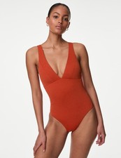 Marks & Spencer Womens Orange Women Swimsuit - M&S