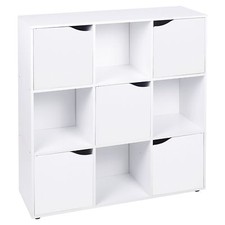 Cube wooden bookcase - 9,