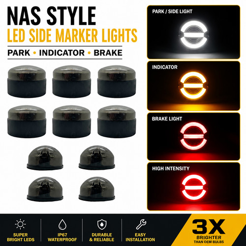Full smoked nas - nas, led