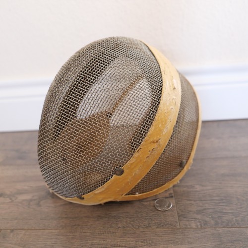 Vintage fencing mask white - vintage,
