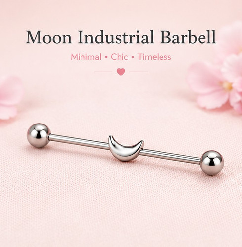 Stainless steel crescent moon - crescent,