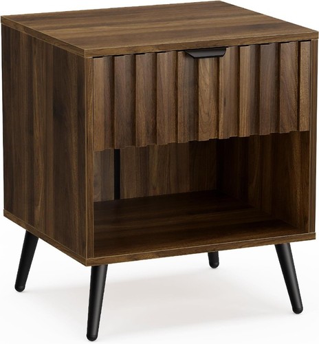 Wooden night stand bedside - night,