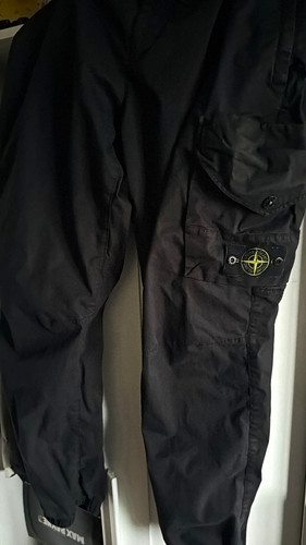 Stone island men black cargo - island,