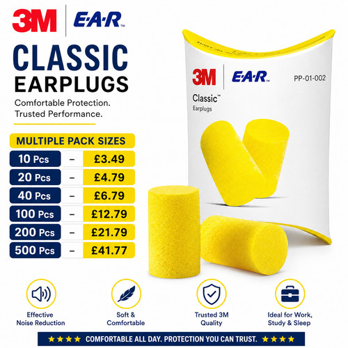 Ear classic foam plugs - classic,