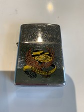Vintage Collectible Chrome Zippo Lighter Live To Ride Harley Davidson Lighter 