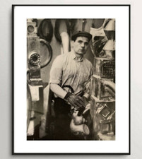 The painter EDUARDO PAOLOZZI