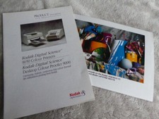 Kodak 8650 and 9000 Dye Sub Thermal Printer sales leaflet C1996+ original print