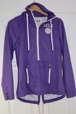 UCLA Purple, Hooded ,Zip, Windbreaker Jacket Women Size L EXC Cond FREE POST