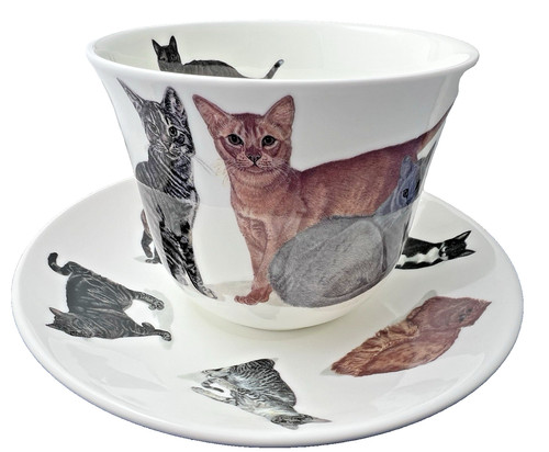 Cats galore bone china - cats,